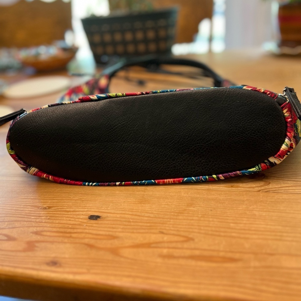 Nicole Miller Vibrant Floral Shoulder Bag - Picture 10 of 10